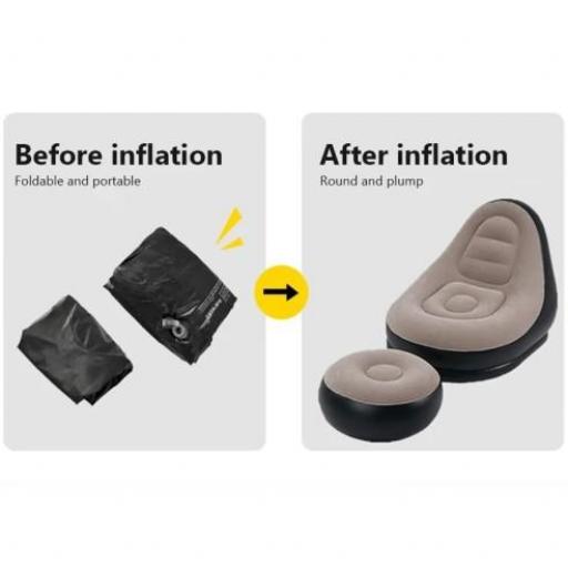 Sillon con reposapiés hinchable [5]