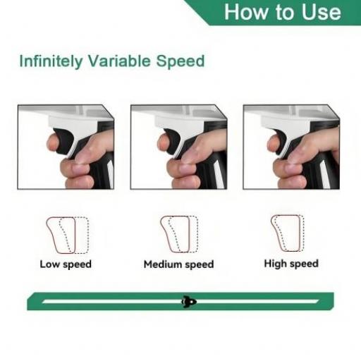 Soplador de Chorro Portátil Multifuncional con 2 baterías [3]