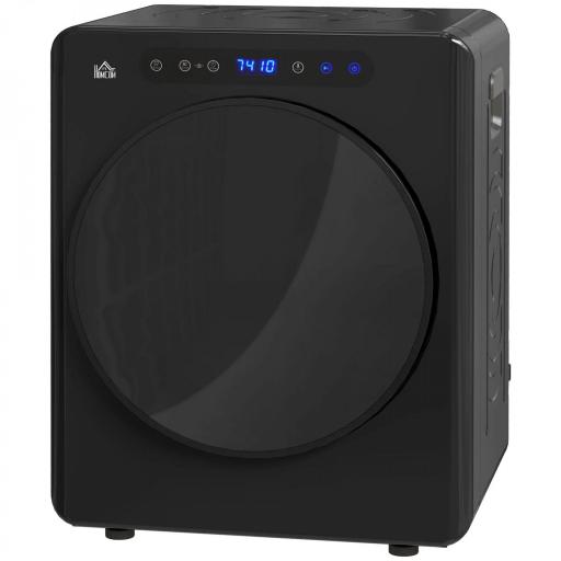 Secadora de Evacuación 5 KG 1000W Función Antiarrugas Función Esterilizar Temporizador Pantalla LED Táctil Negro [10]