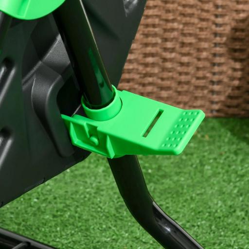 Compostador Giratorio 65L con Sistema de Ventilación y Base de Acero para Compostaje de Residuos Orgánicos 60x49x77 cm [6]