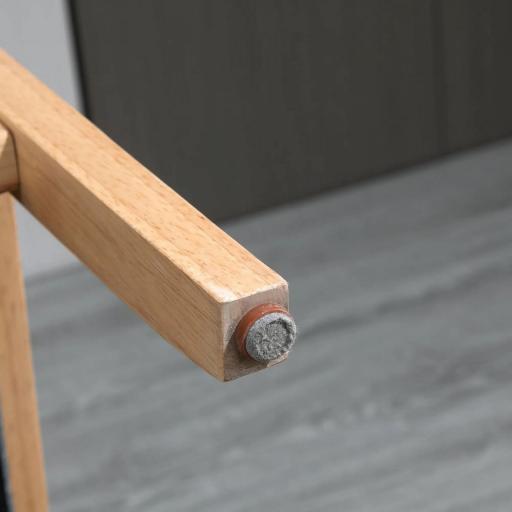 Sofá de 2 Plazas con Respaldo Cojines Acolchados Patas de Madera Antideslizantes Botones con Mechones 113x67x78 cm Gris [3]