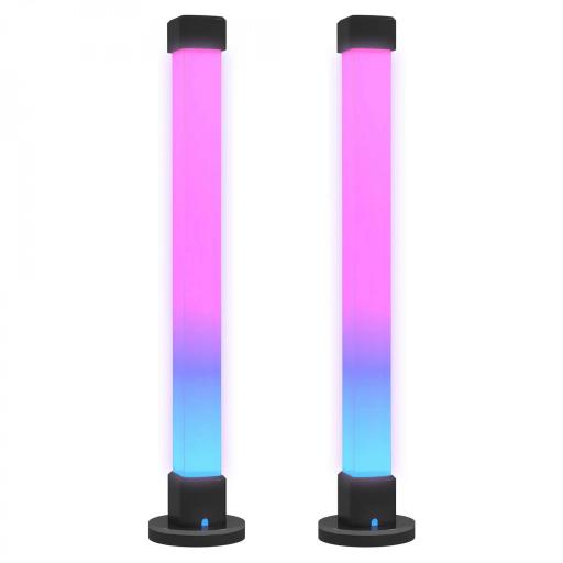 Conjunto de Lámparas de Mesa con Control Remoto App Bluetooth Sincronización con Música y Temporizador Blanco [9]