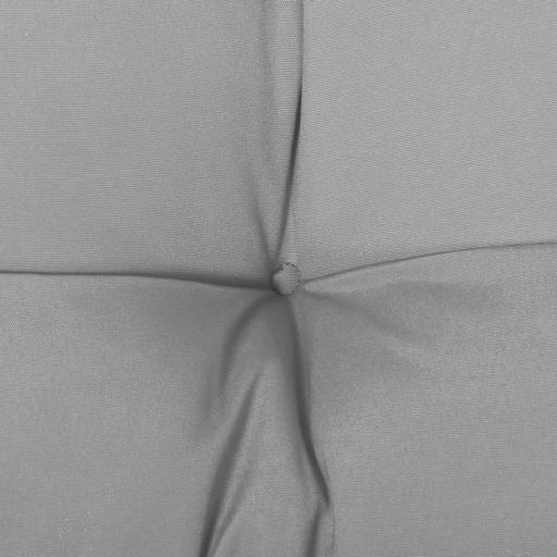 Cojín para Banco de 2 Plazas para Interior y Exterior con 8 Puntadas para Sillas Sofás 110x48x8 cm Gris [7]