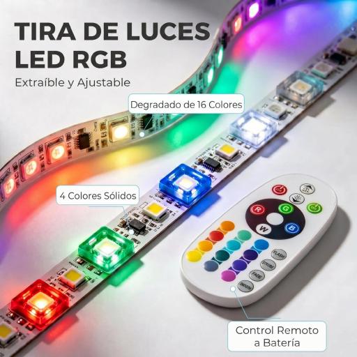 Mueble de TV Suspendido con Luces LED con Estantes Abiertos para Televisión 75 Pulgadas 177,8x30x18 cm Blanco [5]