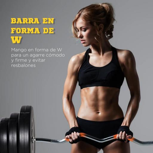 Barra de Pesas Curvada 70 kg Barra de Rizo Set de Musculación con 8 Discos de Pesos 2,5kg-15kg Intercambiables para Entrenamiento Culturismo en Gimnasio Casa 140x38,5x38,5 cm Negro [2]