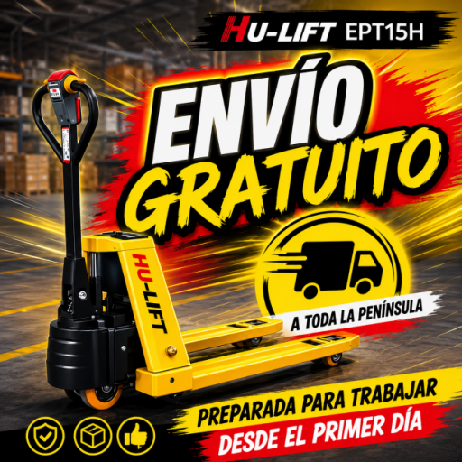 Transpaleta Eléctrica HU-LIFT EPT15H 1.500Kg