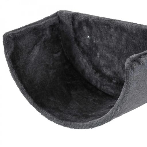 Juego de Escalada para Gatos de Pared Estantes para Gatos 4 Piezas Hamaca Nido Plataformas para Saltar Gris Oscuro [6]