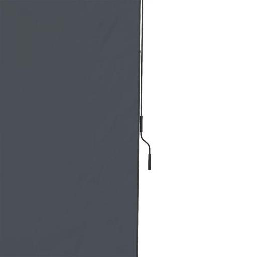 Toldo Vertical Exterior 200x305 cm Pantalla de Privacidad Enrollable Ajustable con Manivela Protección UV 40+ Gris [3]