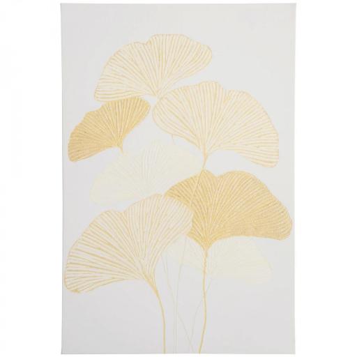 Cuadro de Arte en Lienzo Hojas de Ginkgo Biloba 90x60 cm 1 Parte Impresión Artística para Decoración de Pared en Salón Oficina Dormitorio [6]