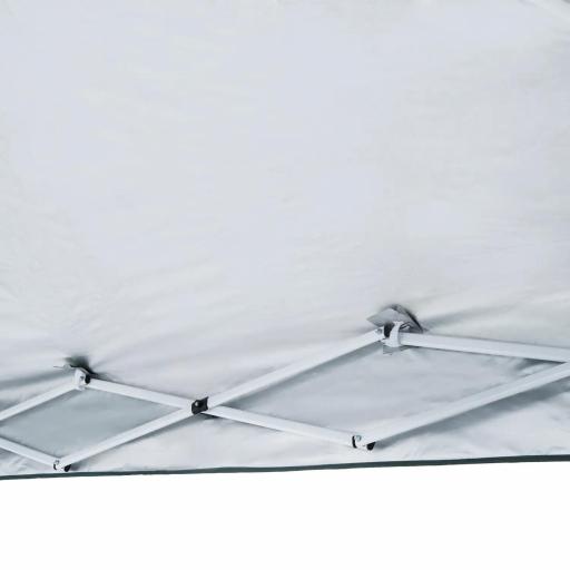 Carpa Plegable 3x3 m, Pop-up, Cenador Pabellón de Jardín, Altura Ajustable con Bolsa de Transporte, Anti-UV, Impermeable, Gazebo para Camping, Fiestas, Exterior, Verde [7]