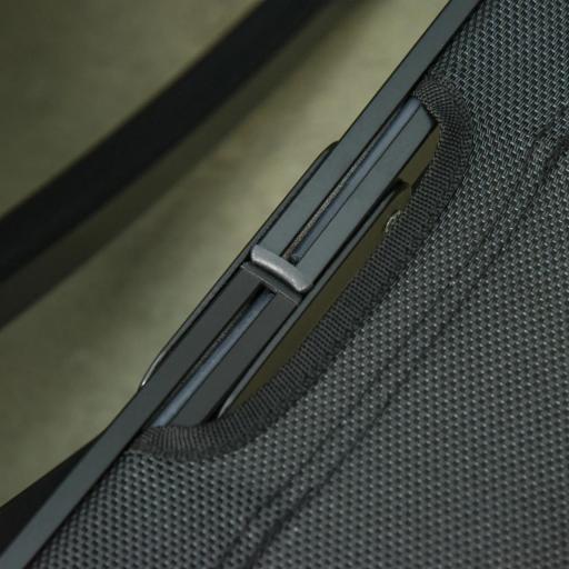  2 Tumbonas Plegables de Aluminio en Forma de S Ergonómica con Tela Texteline para Piscina Patio Jardín Terraza 165x61x63 cm Negro [7]