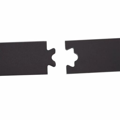 6FT/183cm Herraje para Puerta Corredera Kit de Puerta Corrediza de Madera con Guía de Suelo Riel de Acero al Carbono Café Oscuro [6]