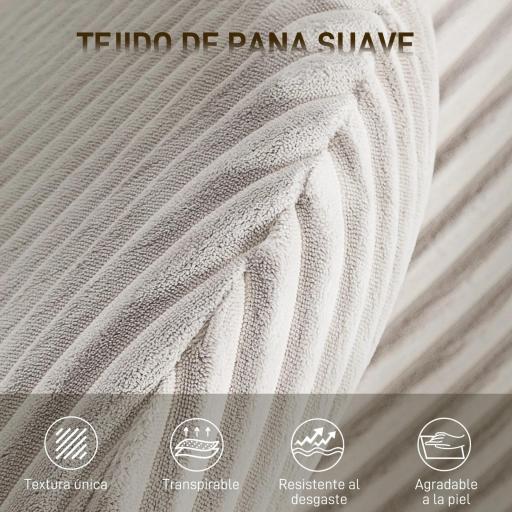 Silla de Oficina con Reposabrazos Respaldo Alto Reposacabezas Regulable Ruedas Altura Ajustable Giratoria Gris [3]