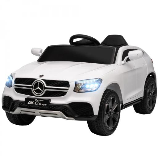 Coche Eléctrico para Niños Mercedes-Benz GLC Coupé 12V Mando a Distancia 2,4 G Motor Doble MP3 Blanco [8]