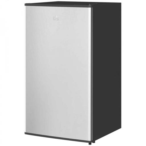 Mini Nevera Silenciosa 91 L Clase E con Temperatura Regulable 5 Niveles Puerta Reversible Estantes Ajustables Negro [9]