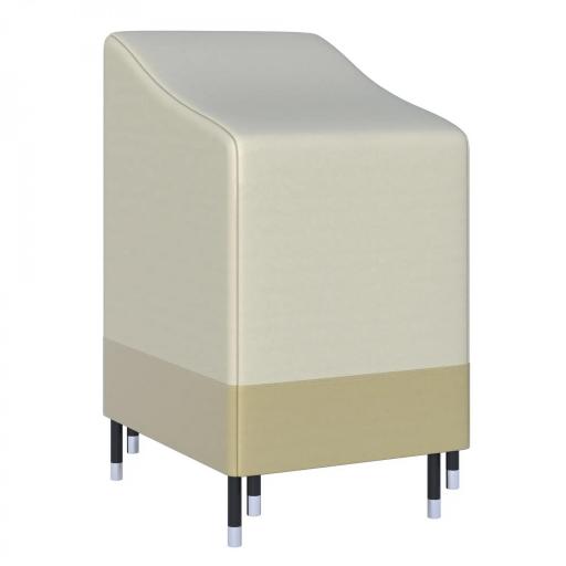 Funda para Sillas Apilables 90x70x115 cm Impermeable de Tela Oxford 600D Anti-UV Beige y Café [8]