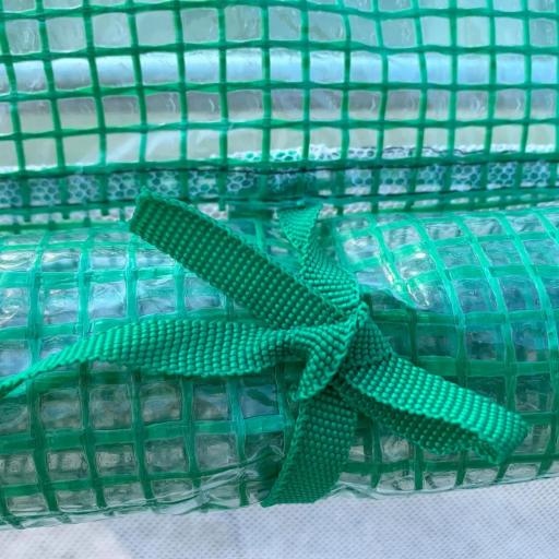 Invernadero de Exterior 4x2x2 m Invernadero de Túnel con 6 Ventanas de Malla y Puerta Enrollable con Cremallera Invernadero de Huerto Anti-UV para Patio Jardín Verde [6]