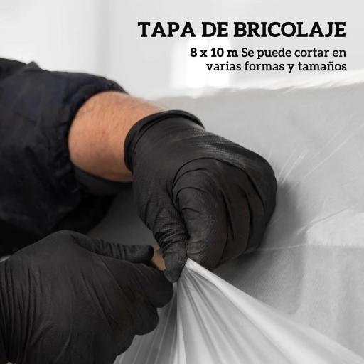 Cubierta de repuesto para invernadero de Polipropileno 6x10 m para Huerto Plantas Agricultura Jardín Transparente [4]