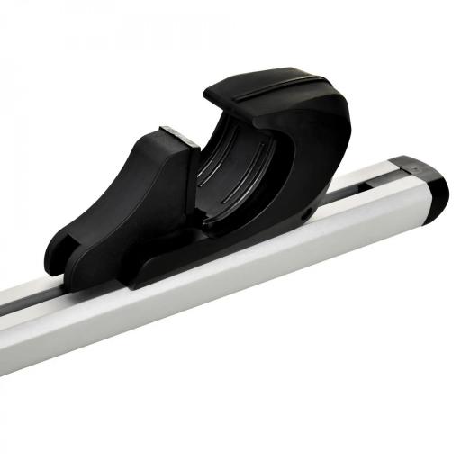 Barras de Techo Universales para Vehículos de Aluminio Bacas Portaequipajes Coche Automóvil Baca para Coche Universales con Cerradura Carga 75 kg 135 cm Plata [7]