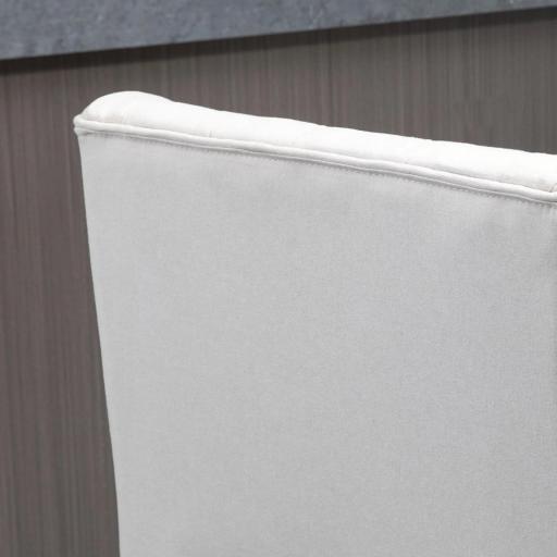 Juego de 2 Taburetes de Bar con Respaldo Taburetes Altos de Cocina Giratorios 180° Patas de Madera 46x57x101 cm Beige [7]