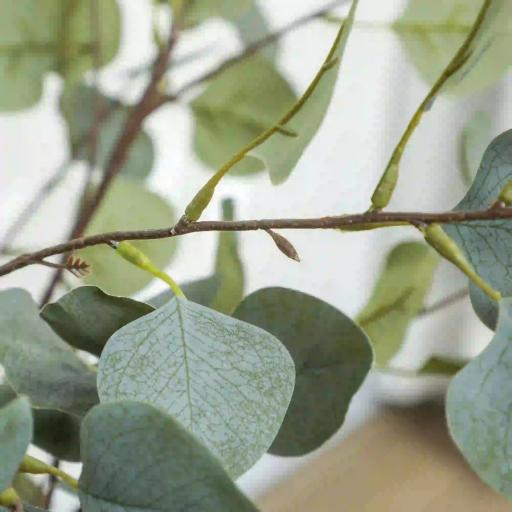 Planta Artificial Decorativa de 150 cm Eucaliptus Sintético con 230 Hojas en Maceta para Interior Verde [2]