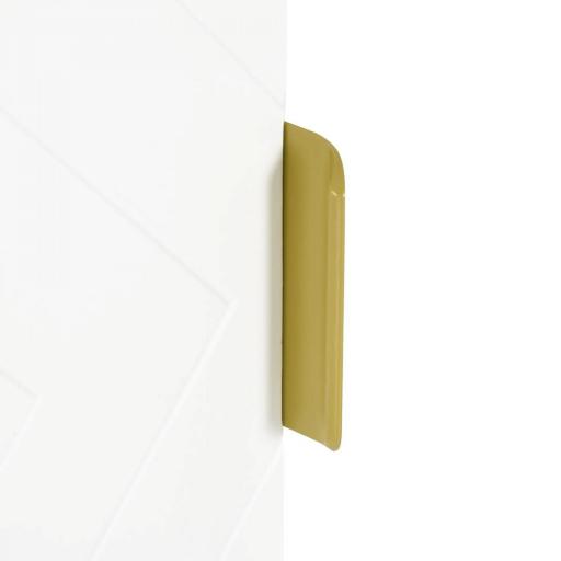 Mueble para Baño Suspendido con 1 Asa de Acero y Estantes Ajustables Estilo Moderno 40x15x60 cm Blanco [6]