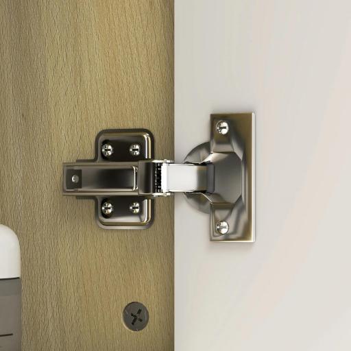 Armario de Baño de Pared con Espejo Puerta Estantes Abiertos 80x20x59 cm Natural [7]