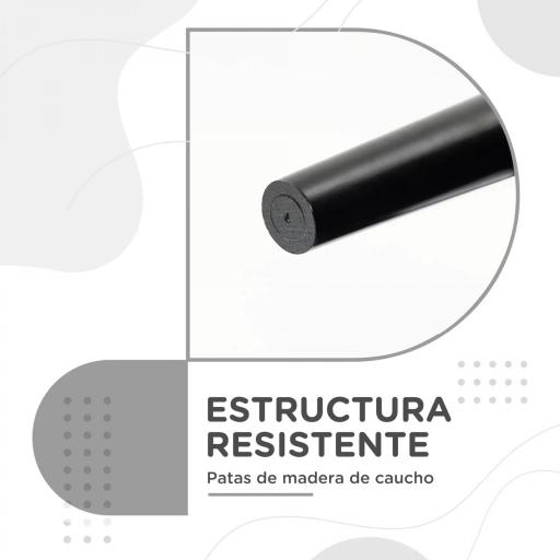 Banco Pie de Cama Tapizado en Lino Sintético con Patas de Madera Reposabrazos y Asiento Acolchado Gris Oscuro [2]