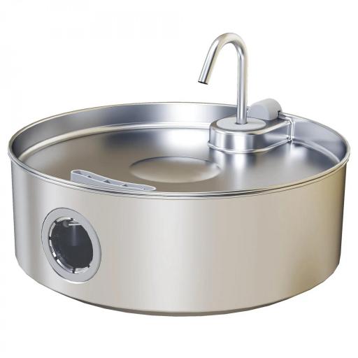 Fuente para Gatos de Acero Inoxidable 7L Fuente de Agua para Mascotas Silencioso Automático con Sistema de Filtros [9]