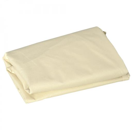 Funda para Banco de Jardín 2 Plazas, Funda Sofá Exterior Impermeable, Tela Oxford 600D con Recubrimiento, 140x84x56/94 cm para Patio, Terraza, Crema [3]