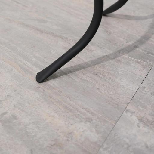 Mesa de Jardín Redonda Mesa Auxiliar de Mosaico con Patas de Metal para Patio Terraza Exterior Balcón Ø35,5x53,5 cm Turquesa [3]