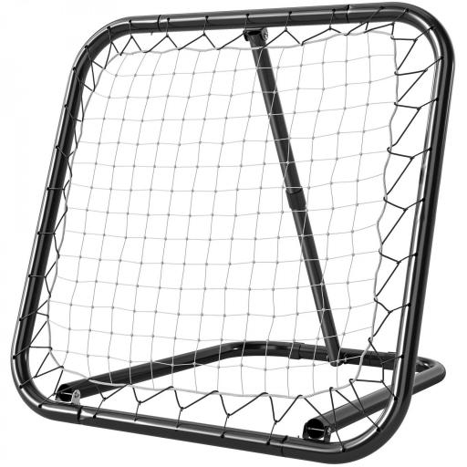 Red de Rebote Plegable Reboteador Ajustable en Ángulo de 5 Niveles para Entrenamiento de Fútbol Tenis Béisbol Deportes 78x84x65-78 cm Negro [9]