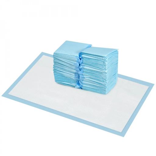 Empapadores para Perros 100 Unidad 45x60 cm Diseño de 6 Capas con Superficie de Secado Rápido a Prueba de Fugas Azul [8]