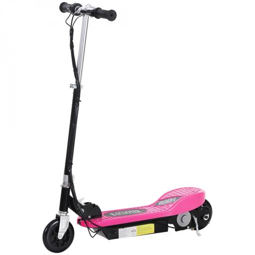 Patinete Eléctrico Plegable para Niños y Adolescentes de +7 Años con Manillar Ajustable en Altura 78x37x87-95 cm Rosa [8]