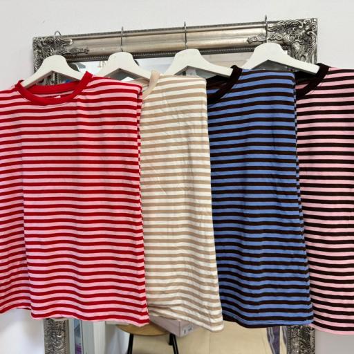 Blusa Hombreras Rayas  [2]