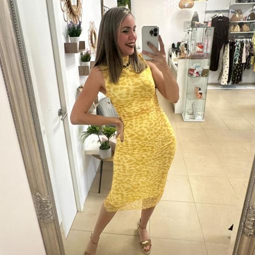 Vestido Gasa Mariela.Talla única. [1]