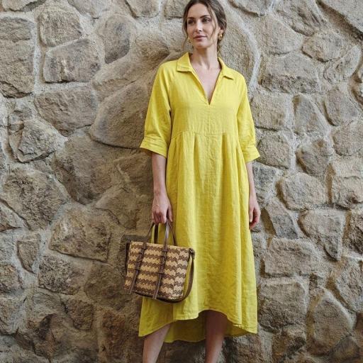 VESTIDO OVERSIZE LINO  [2]