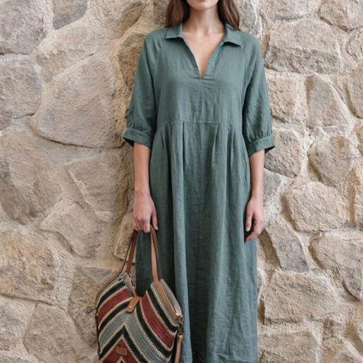 VESTIDO OVERSIZE LINO  