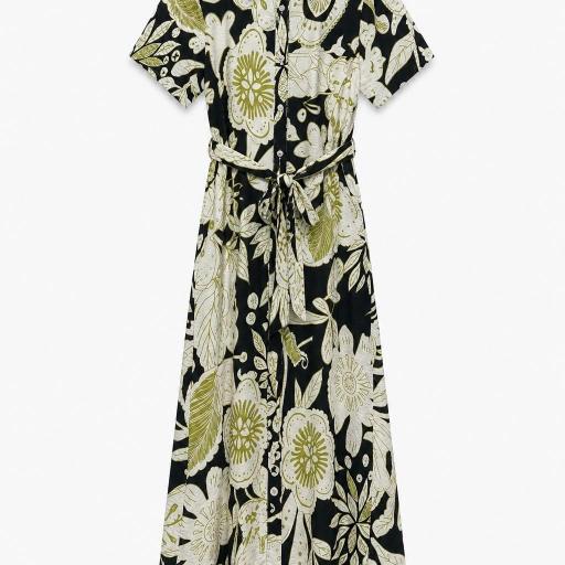 VESTIDO LARGO ESTAMPADO RAYON  [2]