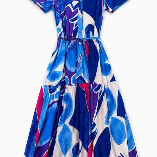 VESTIDO LARGO ESTAMPADO RAYON  [2]