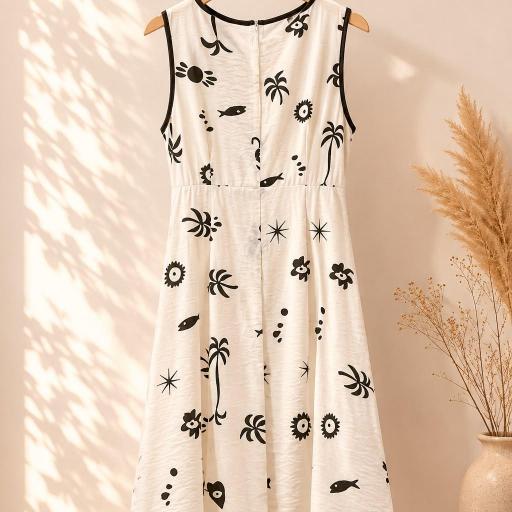 VESTIDO CORTO ESCOTE V  [1]