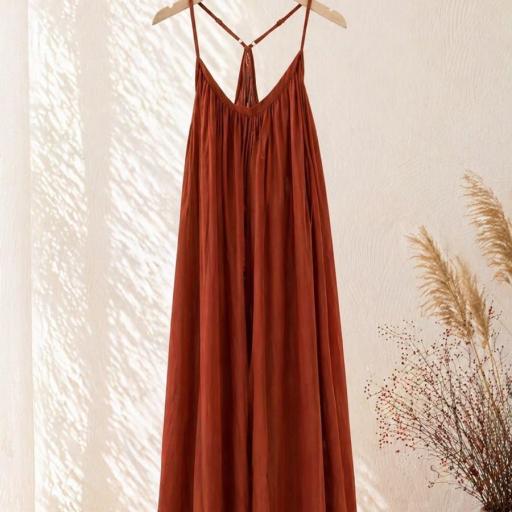 VESTIDO LARGO TIRANTE 
