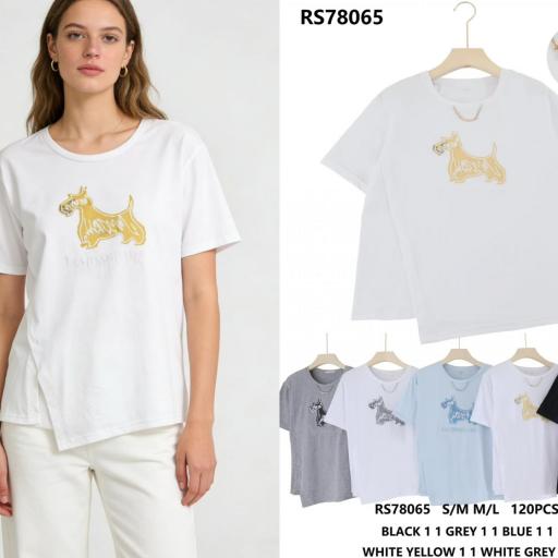 CAMISETAS BASICAS CON DETALLE 