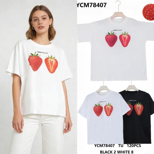 CAMISETAS BASICAS CON DETALLES ALGODON 