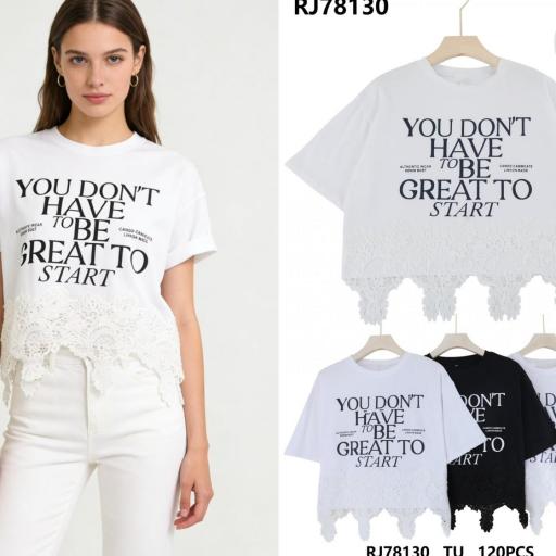 CAMISETA MANGA CORTA  ALGODON 