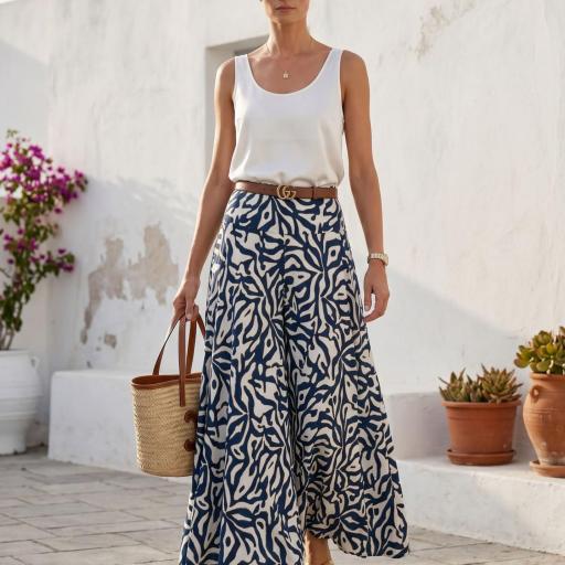 PANTALON ESTAMPADO SEDA  [1]