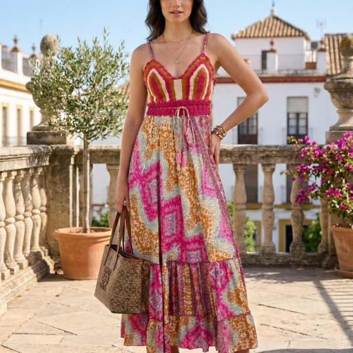 VESTIDO CROCHETLARGO ESTAMPADO SEDA  [1]