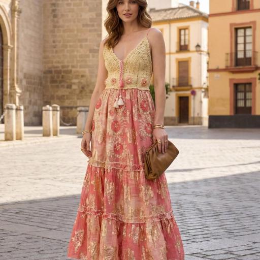 VESTIDO CROCHET LORUX BORDADO 