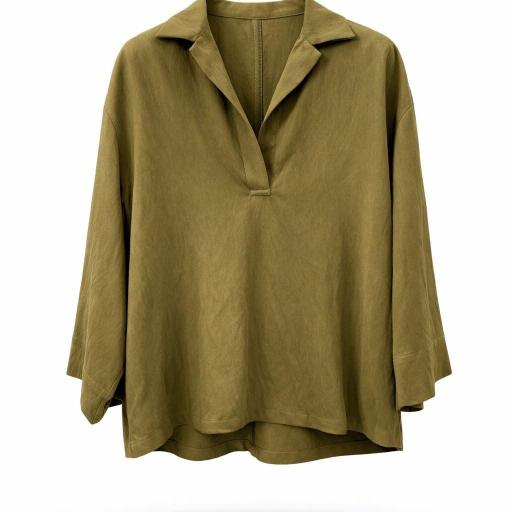 BLUSA OVERSIZE MANGA TRES CUARTOS [2]