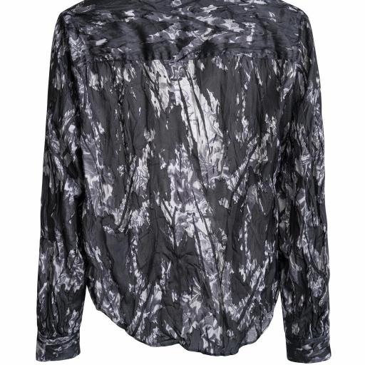 CAMISA DE GASA CON ESTAMPADO ABSTRACTO [2]